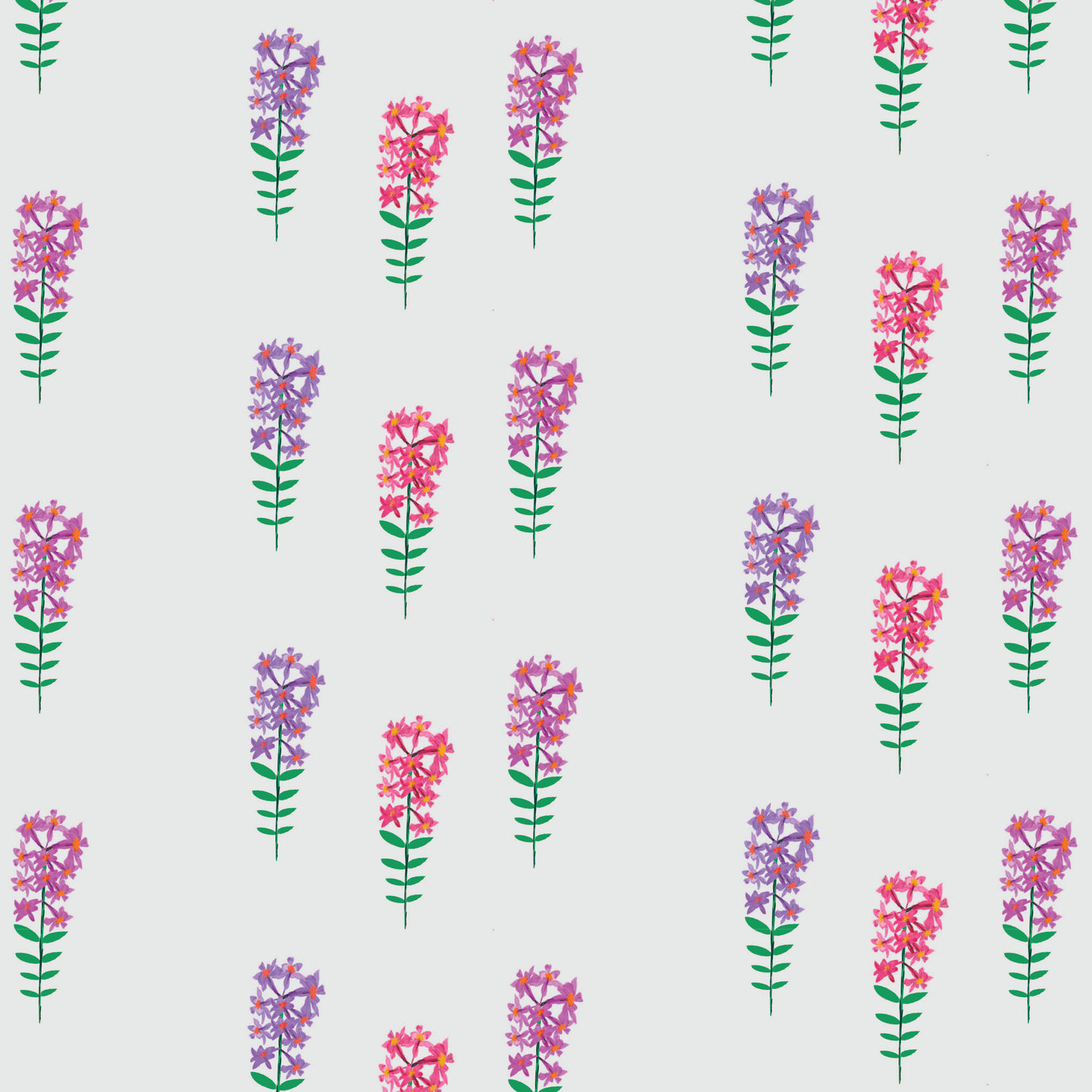 Wild orchid Wallpaper - Deep pink