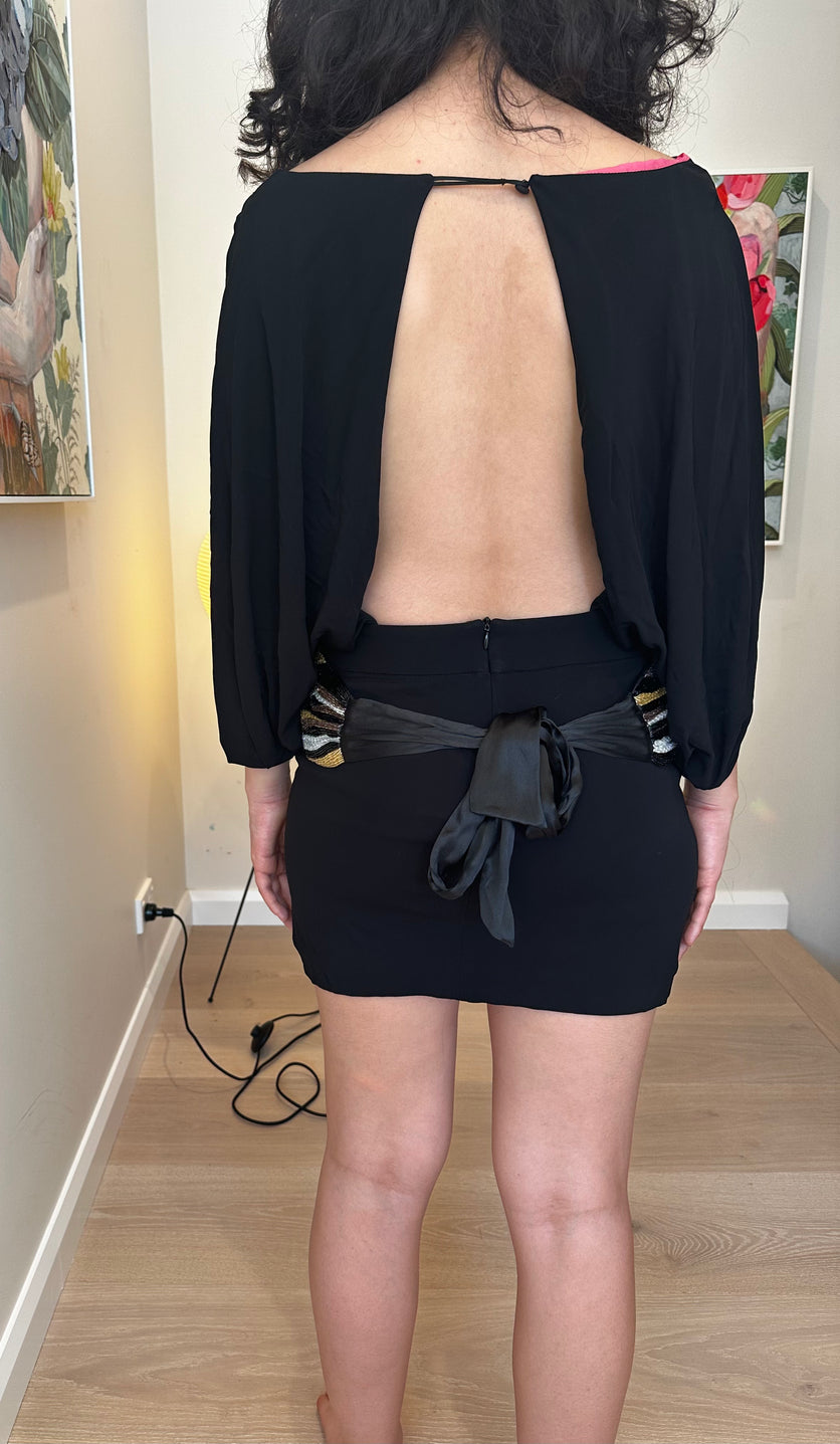 Past Perfect - Foley & Corinna Black Cocktail dress - near new in perfect condition